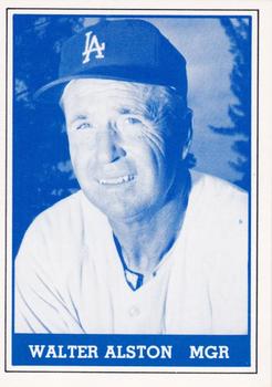 1980 TCMA 1959 Los Angeles Dodgers Blue #026 Walt Alston Front