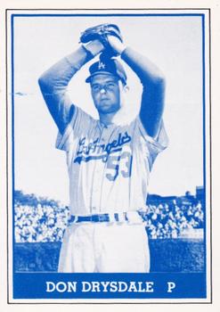 1980 TCMA 1959 Los Angeles Dodgers Blue #028 Don Drysdale Front
