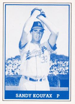 1980 TCMA 1959 Los Angeles Dodgers Blue #030 Sandy Koufax Front
