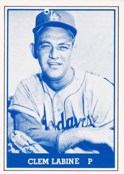 1980 TCMA 1959 Los Angeles Dodgers Blue #036 Clem Labine Front