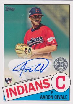 2020 Topps - 1985 Topps Baseball 35th Anniversary Autographs #85A-AC Aaron Civale Front