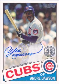 2020 Topps - 1985 Topps Baseball 35th Anniversary Autographs #85A-AD Andre Dawson Front