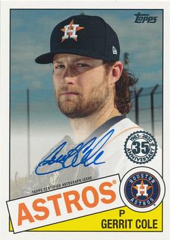 2020 Topps - 1985 Topps Baseball 35th Anniversary Autographs #85A-GC Gerrit Cole Front
