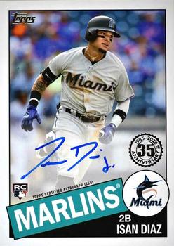 2020 Topps - 1985 Topps Baseball 35th Anniversary Autographs #85A-ID Isan Diaz Front