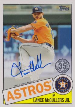 2020 Topps - 1985 Topps Baseball 35th Anniversary Autographs #85A-LM Lance McCullers Jr. Front
