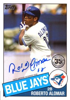 2020 Topps - 1985 Topps Baseball 35th Anniversary Autographs #85A-RAL Roberto Alomar Front