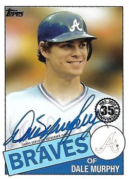 2020 Topps - 1985 Topps Baseball 35th Anniversary Autographs #85A-DMU Dale Murphy Front