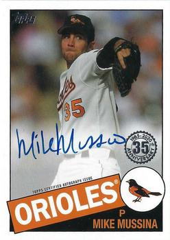2020 Topps - 1985 Topps Baseball 35th Anniversary Autographs #85A-M Mike Mussina Front