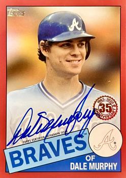 2020 Topps - 1985 Topps Baseball 35th Anniversary Autographs Red #85A-DMU Dale Murphy Front