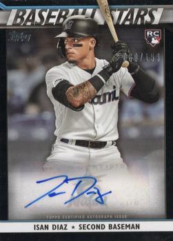 2020 Topps - Baseball Stars Autographs Black #BSA-ID Isan Diaz Front
