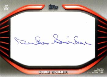 2020 Topps - Cut Signatures (Series One) #CS-DS Duke Snider Front