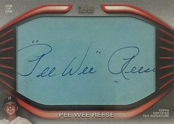 2020 Topps - Cut Signatures (Series One) #CS-PRE Pee Wee Reese Front