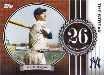 2007 Topps - Joe DiMaggio: The Streak #JD26 Joe DiMaggio Front