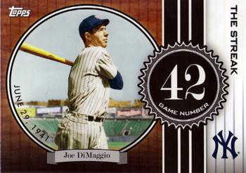 2007 Topps - Joe DiMaggio: The Streak #JD42 Joe DiMaggio Front