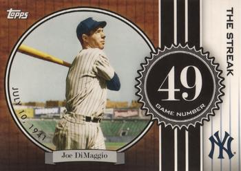 2007 Topps - Joe DiMaggio: The Streak #JD49 Joe DiMaggio Front