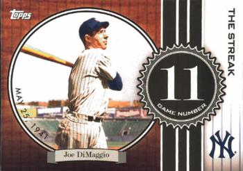 2007 Topps - Joe DiMaggio: The Streak #JD11 Joe DiMaggio Front
