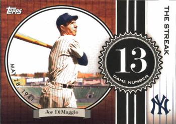 2007 Topps - Joe DiMaggio: The Streak #JD13 Joe DiMaggio Front