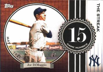 2007 Topps - Joe DiMaggio: The Streak #JD15 Joe DiMaggio Front