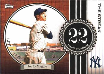 2007 Topps - Joe DiMaggio: The Streak #JD22 Joe DiMaggio Front