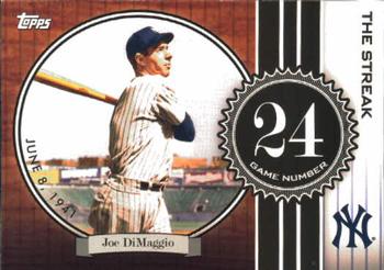 2007 Topps - Joe DiMaggio: The Streak #JD24 Joe DiMaggio Front