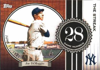 2007 Topps - Joe DiMaggio: The Streak #JD28 Joe DiMaggio Front
