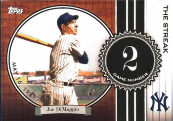 2007 Topps - Joe DiMaggio: The Streak #JD2 Joe DiMaggio Front