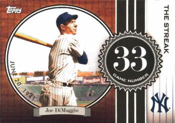 2007 Topps - Joe DiMaggio: The Streak #JD33 Joe DiMaggio Front