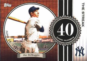 2007 Topps - Joe DiMaggio: The Streak #JD40 Joe DiMaggio Front