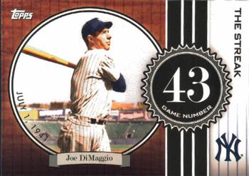 2007 Topps - Joe DiMaggio: The Streak #JD43 Joe DiMaggio Front