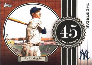 2007 Topps - Joe DiMaggio: The Streak #JD45 Joe DiMaggio Front