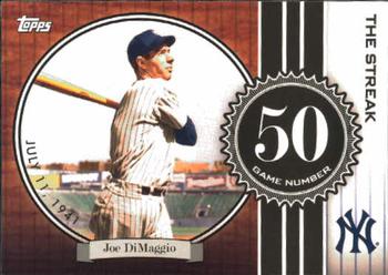 2007 Topps - Joe DiMaggio: The Streak #JD50 Joe DiMaggio Front