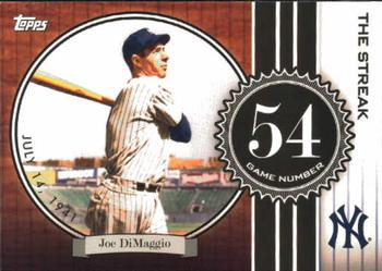 2007 Topps - Joe DiMaggio: The Streak #JD54 Joe DiMaggio Front