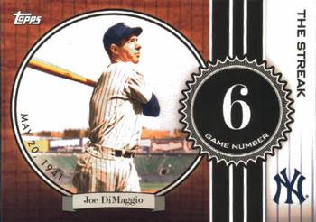 2007 Topps - Joe DiMaggio: The Streak #JD6 Joe DiMaggio Front