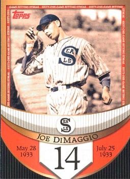 2007 Topps - Joe DiMaggio: The Streak Before the Streak #JDSF14 Joe DiMaggio Front