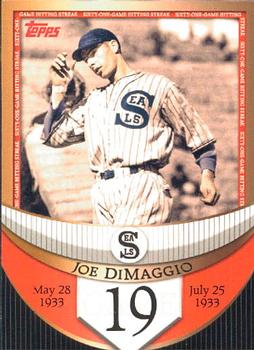 2007 Topps - Joe DiMaggio: The Streak Before the Streak #JDSF19 Joe DiMaggio Front