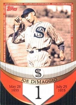 2007 Topps - Joe DiMaggio: The Streak Before the Streak #JDSF1 Joe DiMaggio Front