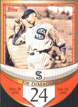 2007 Topps - Joe DiMaggio: The Streak Before the Streak #JDSF24 Joe DiMaggio Front