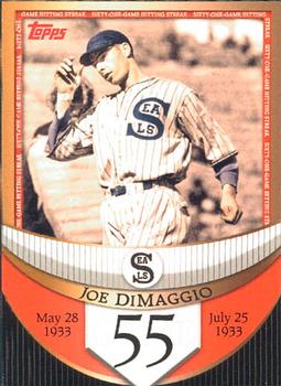 2007 Topps - Joe DiMaggio: The Streak Before the Streak #JDSF55 Joe DiMaggio Front