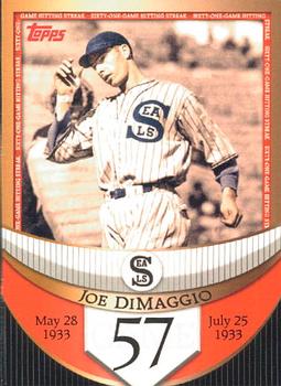 2007 Topps - Joe DiMaggio: The Streak Before the Streak #JDSF57 Joe DiMaggio Front