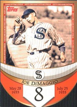 2007 Topps - Joe DiMaggio: The Streak Before the Streak #JDSF8 Joe DiMaggio Front