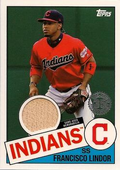 2020 Topps - 1985 Topps Baseball 35th Anniversary Relics (Series One) #85R-FL Francisco Lindor Front