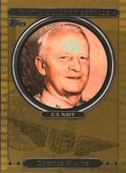 2007 Topps - Distinguished Service #DS19 Chester Nimitz Front