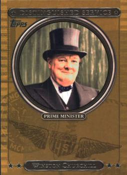 2007 Topps - Distinguished Service #DS26 Winston Churchill Front
