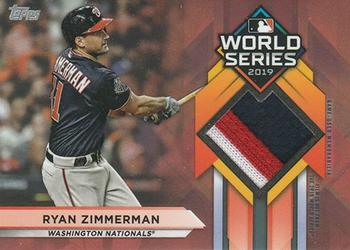 2020 Topps - World Series Champion Relics Red #WCR-RZ Ryan Zimmerman Front