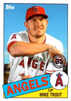 2020 Topps - 1985 Topps Baseball 35th Anniversary (Series One) #85-1 Mike Trout Front