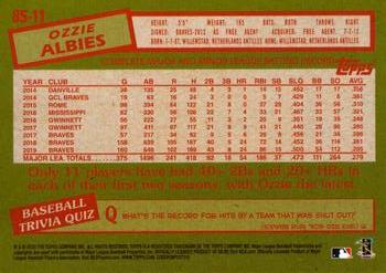 2020 Topps - 1985 Topps Baseball 35th Anniversary (Series One) #85-11 Ozzie Albies Back