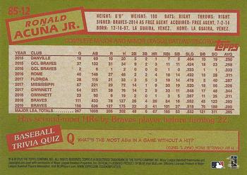 2020 Topps - 1985 Topps Baseball 35th Anniversary (Series One) #85-12 Ronald Acuña Jr. Back