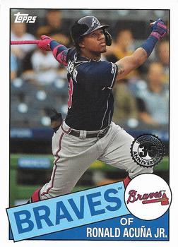 2020 Topps - 1985 Topps Baseball 35th Anniversary (Series One) #85-12 Ronald Acuña Jr. Front