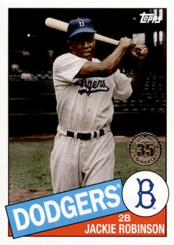 2020 Topps - 1985 Topps Baseball 35th Anniversary (Series One) #85-22 Jackie Robinson Front
