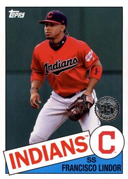 2020 Topps - 1985 Topps Baseball 35th Anniversary (Series One) #85-39 Francisco Lindor Front
